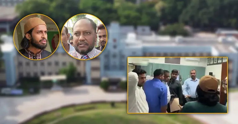 রাকসুর জিএস, রাবির রেজিস্ট্রার ও রাজশাহী বিশ্ববিদ্যালয়